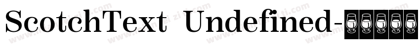ScotchText  Undefined字体转换
